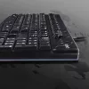Logitech Desktop MK120 combo, nero, con filo, layout svizzero, 920-002504