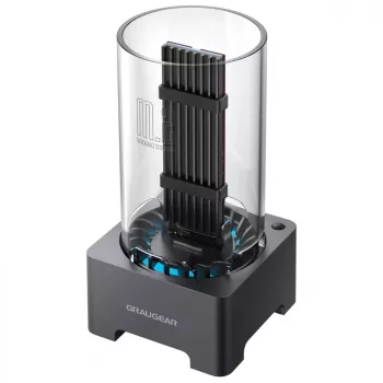 GRAUGEAR G-M2DK-AC-10G stazione di docking per unità di memoria USB 3.2 Gen 2 (3.1 Gen 2) Type-C nero (G-M2DK-AC-10G)