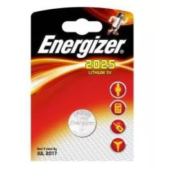 Batteria a bottone al litio usa e getta Energizer CR2025 3 V, 1 pz.