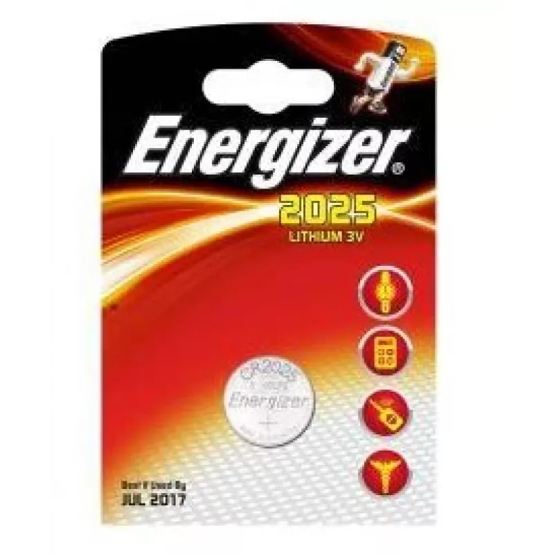 Batteria a bottone al litio usa e getta Energizer CR2025 3 V, 1 pz.