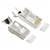 Connettore maschio RJ45 GEMBIRD CAT7 8P8C placcato oro 15µ FTP/SFTP, confezione da 100