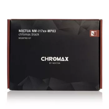 Kit di montaggio Noctua NM-I17XX-MP83 chromax.Nero per dissipatori Noctua compatibili LGA1700