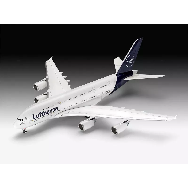 Modello finito Revell Airbus A380-800 Lufthansa New Livery