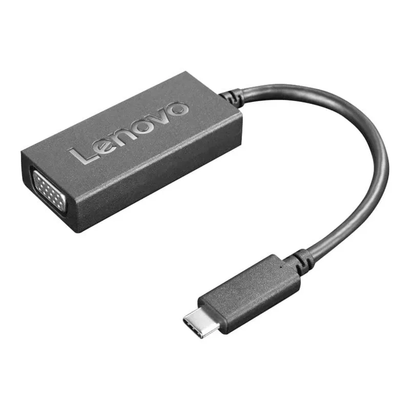 Lenovo 4X90M42956 adattatore cavo video VGA (D-Sub) USB Type-C nero