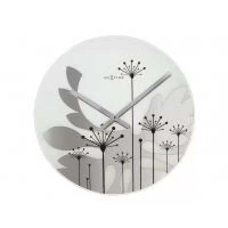 NeXtime orologio 8088 Grass, Ø43 cm, orologio da parete, grigio