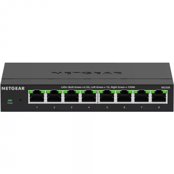 NETGEAR MS308 Switch non gestito 2.5G Ethernet (100/1000/2500) nero