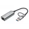 Adattatore USB Type-C Gigabit Ethernet Digitus DN-3028