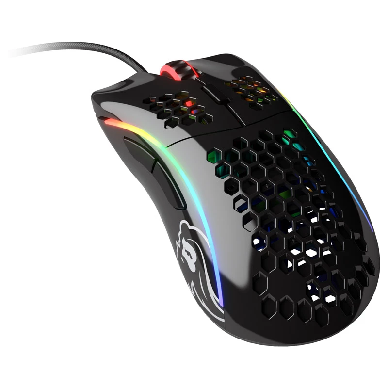 Mouse da gaming Glorious Model D - nero, lucido + tappetino mouse - XL
