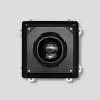 Siedle BCE 058-0 telecamera da incasso bus 180 nero (210010636-00)