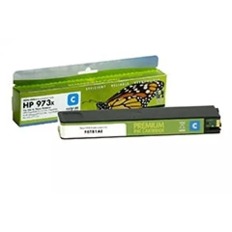 Compatibile Static-Control HP inchiostro N.973X ciano (F6T81AE) nuovo chip