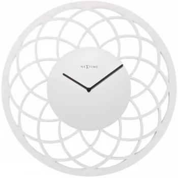 NeXtime orologio 3115wi Big Dreamcatcher, Ø60 cm, da parete, bianco