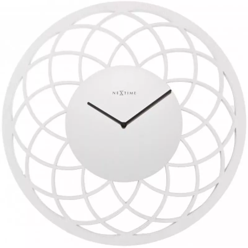 NeXtime orologio 3115wi Big Dreamcatcher, Ø60 cm, da parete, bianco
