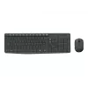 Logitech MK235 set tastiera e mouse wireless durevole in grigio