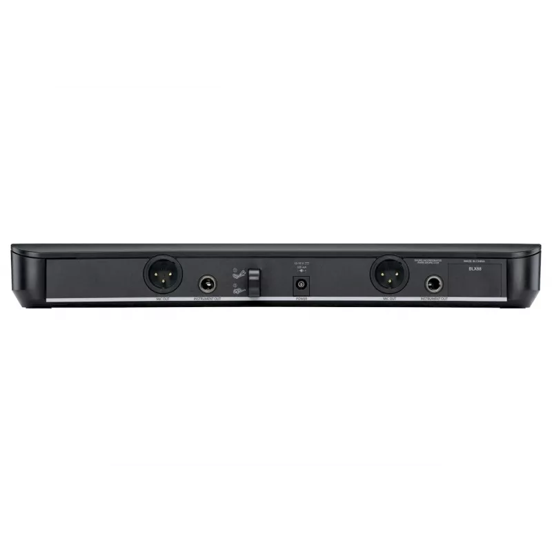 Shure BLX288E/SM58-H8E – Sistema wireless con ricevitore e due microfoni SM58