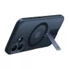 Custodia protettiva Torras Pstand Spin per iPhone 16 Plus – nero, supporto pieghevole, protezione sottile