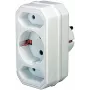Alimentatore Brennenstuhl 1508050 con 2 + 1 prese bianco