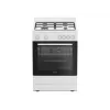 INDESIT Cucina | I6G5KCW | Tipo piano cottura Gas | Tipo forno Elettrico | Bianco | Larghezza 60 cm | Funzione grill | Profondità 60 cm | 72 L