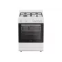 INDESIT Cucina | I6G5KCW | Tipo piano cottura Gas | Tipo forno Elettrico | Bianco | Larghezza 60 cm | Funzione grill | Profondità 60 cm | 72 L