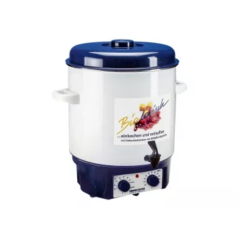 Macchina per vin brulé e conserve KA 1804 (bianco/blu, 1.800 Watt, 27 L)