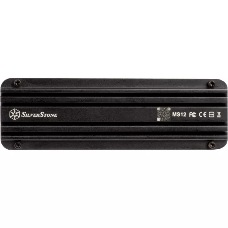 Case per SSD Silverstone MS12 nero M.2