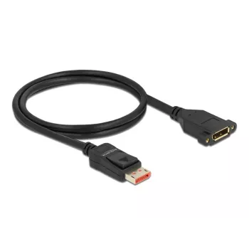 Prolunga DisplayPort panel-mount DeLOCK 87095 8K 60 Hz 1 m