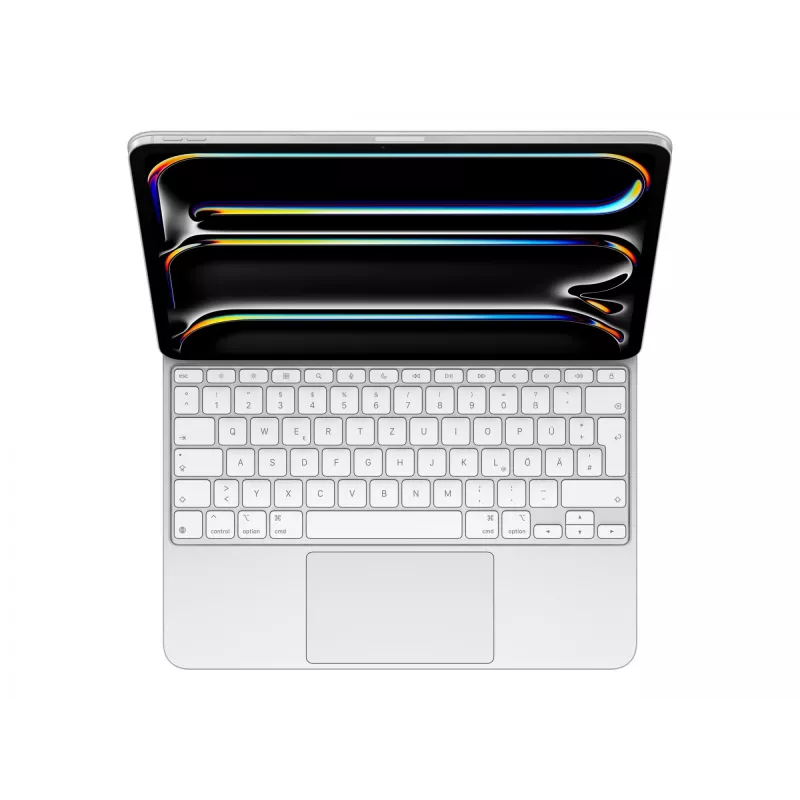 Tastiera Apple Magic per iPad Pro 13 pollici M4 tedesca bianca QWERTZ trackpad