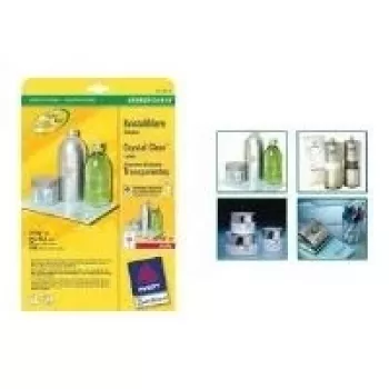 Etichette per stampante trasparenti Avery L7783-25
