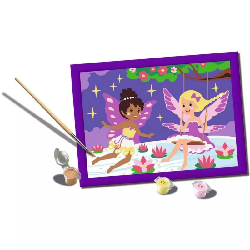 Set di pittura Ravensburger CreArt – Feenfreunde (set di pittura per bambini)