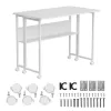 Scrivania mobile Maclean bianca MC-126W 50kg
