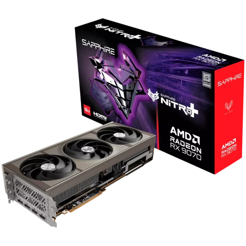 SAPPHIRE NITRO+ Radeon RX 9070 16GB GDDR6 scheda grafica