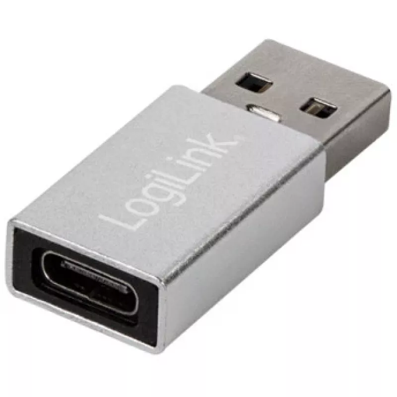 LogiLink AU0056 adattatore USB 3.2 Gen 1 USB Type-C connettore femmina argento