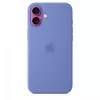 iPhone 16 Plus custodia in silicone compatibile MagSafe - pervinca