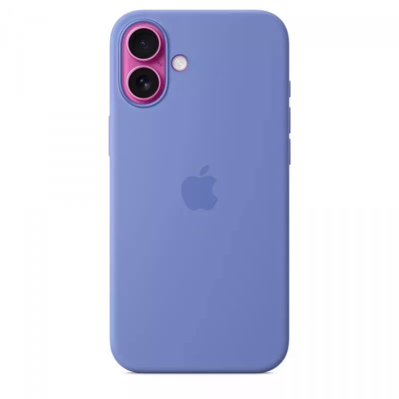 iPhone 16 Plus custodia in silicone compatibile MagSafe - pervinca