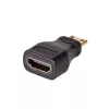 Akyga AK-AD-04 adattatore HDMI, connettore femmina HDMI a connettore maschio Mini-HDMI, nero