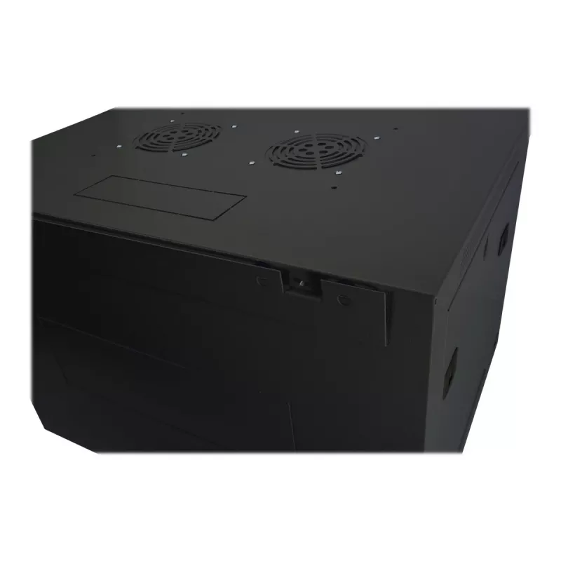 DIGITUS Dynamic Basic DN-19 16-U-EC-SW - armadio - armadio di rete - adatto per montaggio a parete - RAL 9005 - 16U - 48,3 cm (19