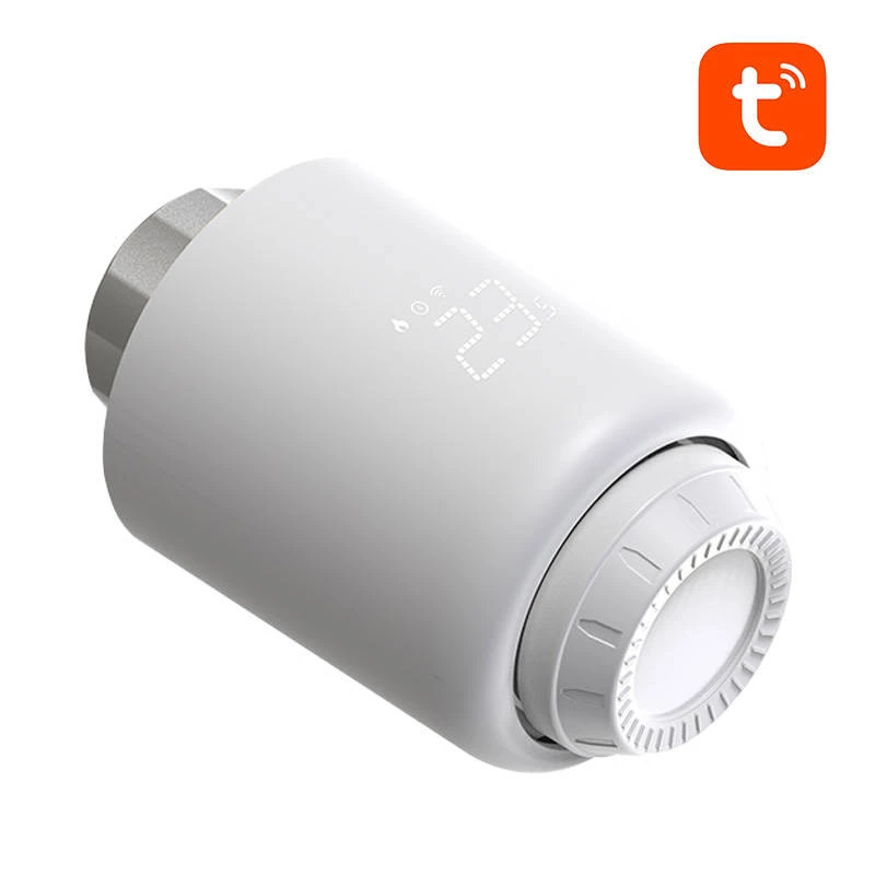 Valvola termostatica smart per termosifone Avatto TRV07 Zigbee 3.0 — valvola termostatica per termosifoni, Zigbee 3.0
