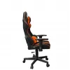 Sedia da gaming GEMBIRD GC-SCORPION-04X nero-arancio design ergonomico, seduta regolabile, schienale alto