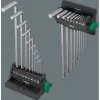 Wera 05022102001 set chiavi esagonali, forma a L, metriche, 9 pz.