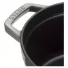 Staub La Cocotte rotonda in ghisa 26 cm, grigio grafite