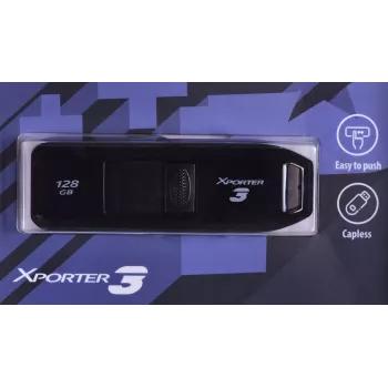 Chiavetta USB PATRIOT Xporter 128 GB USB Type-A 3.2 Gen 1 (80 MB/s) slider nero