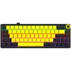 Tastiera da gaming meccanica LORGAR KBP70MW 65% nero giallo layout EN