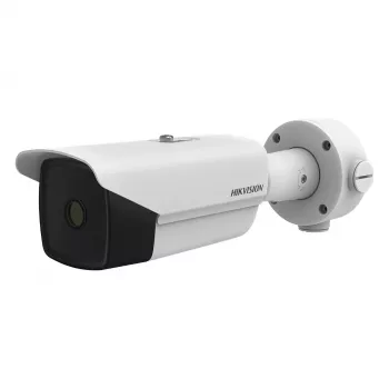 Hikvision DS-2TD2138-7/QY – Termocamera / telecamera di sorveglianza di rete – bullet – colore – 1280 x 720 (ottica) / 384 x 288 (termica) – focale fissa – audio – composite – LAN 10