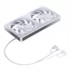 Ventola Jonsbo ZA-240, PWM, ARGB - 240 mm, bianco
