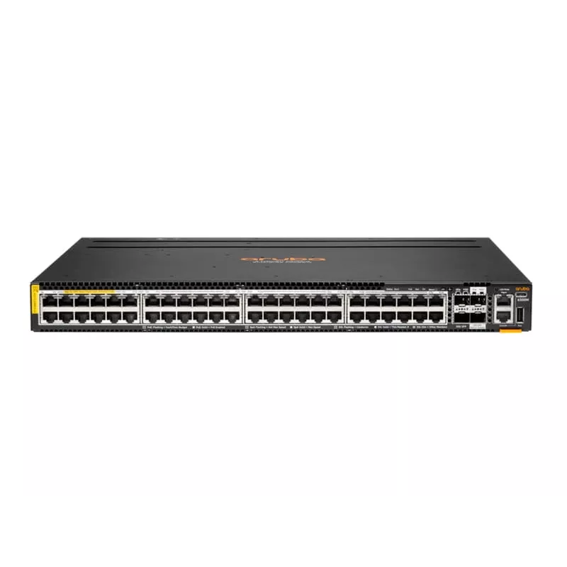 Switch di rete managed HP Enterprise Aruba R8S90A 48x 5G Ethernet (100/1000/5000) PoE, console RJ-45/USB-C, 880 Gbit/s