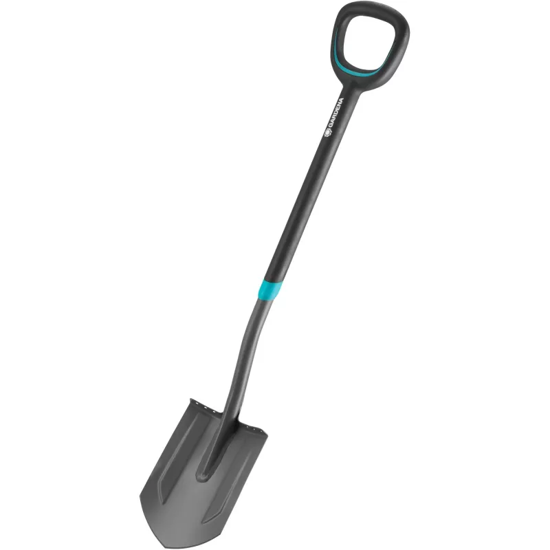 Gardena 17012-20 – Pala per drenaggio – acciaio – nero – a D – monocolore