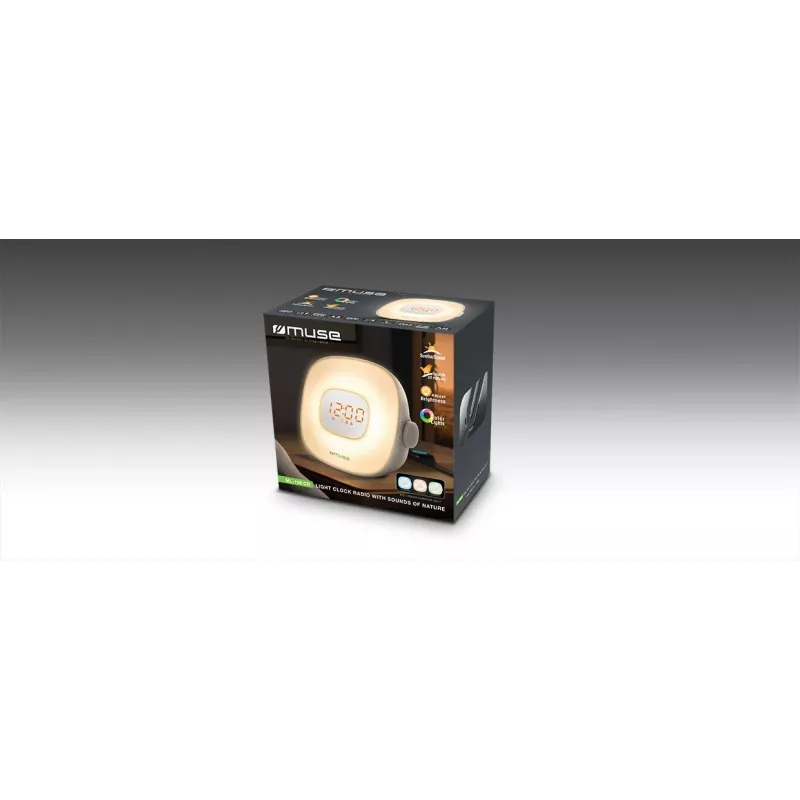 Radio personale Muse ML-198 CR sintonizzatore FM auto-scan display LED