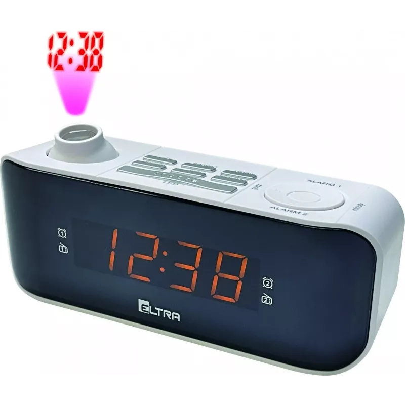Radiosveglia Eltra Clockradio Kasia (Kate) con proiettore, nera
