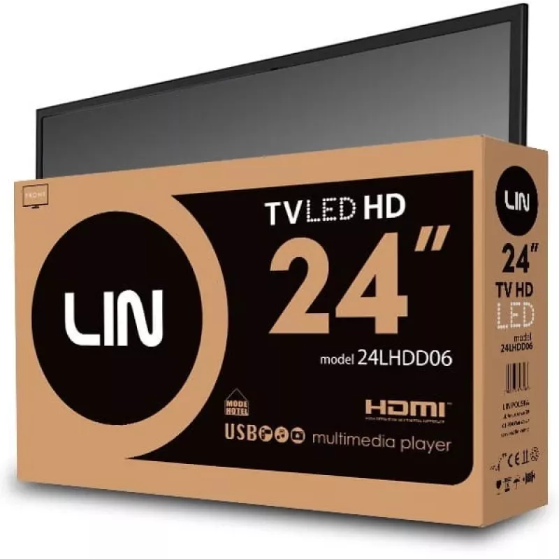 LIN 24LHDD06 HD Ready DVB-T2 nero
