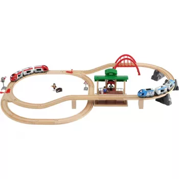 BRIO Ferrovia 33512 Set di binari per cambio treno