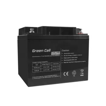 Batteria per UPS Green Cell AGM22 — piombo-acido sigillata, 12 V, 40 Ah (VRLA), 170 × 165 × 197 mm, 12,1 kg